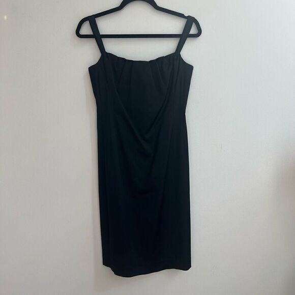 Teenflo Women's Little Black Dress Wool Blend Mini Size 4 - Picture 1 of 11